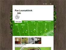 Tablet Screenshot of paeloomakliinik.edicypages.com