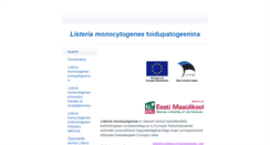 Desktop Screenshot of listeriamonocytogenes.edicypages.com